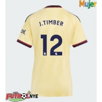 Camiseta Arsenal Jurrien Timber #12 Tercera Equipación para mujer 2026-27 manga corta